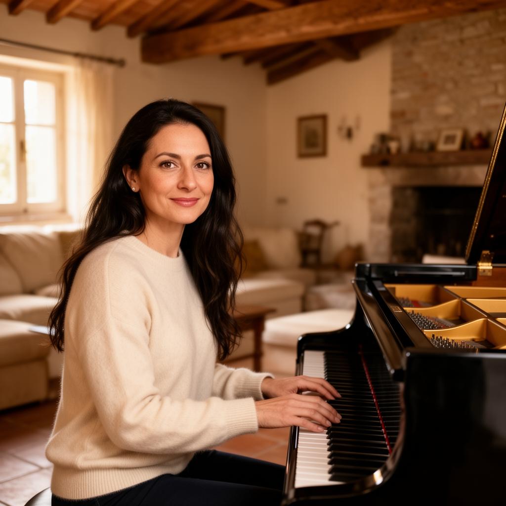 Sofia Bellandi al pianoforte